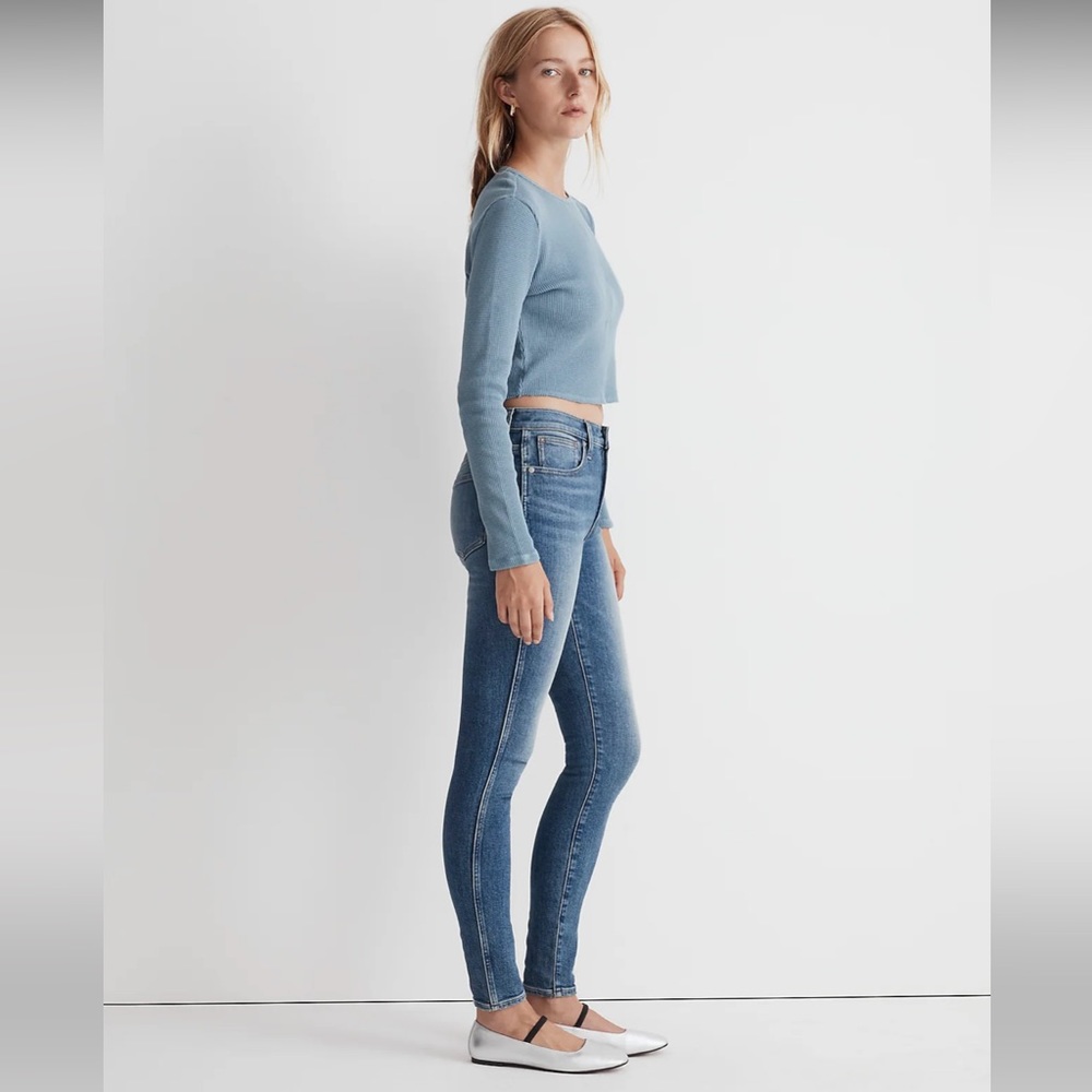Madewell 10in High Rise Skinny Jeans - Picture 2 of 10
